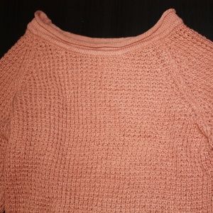 Ambiance Coral Pink Knit Warm Sweater